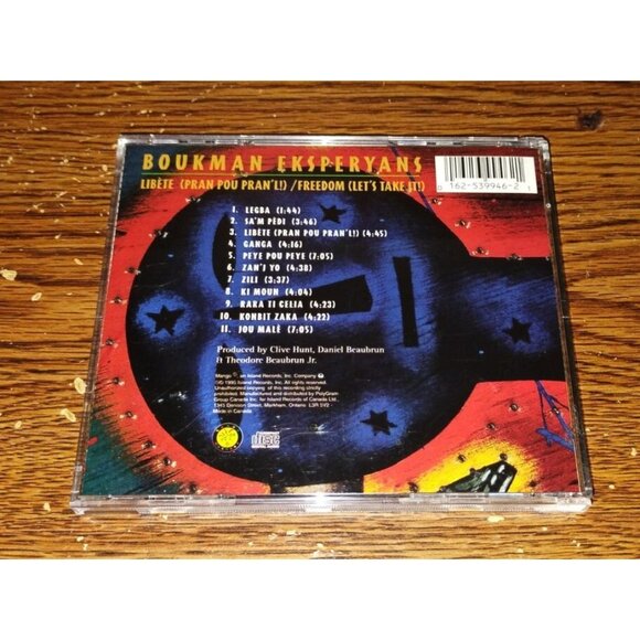 Boukman Eksperyans - Libeté (Pran Pou'l!)/Liberty (Let's Take It!) (CD, 1995) - Picture 3 of 3